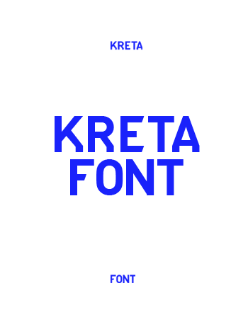 Kreta Font Kreta Font